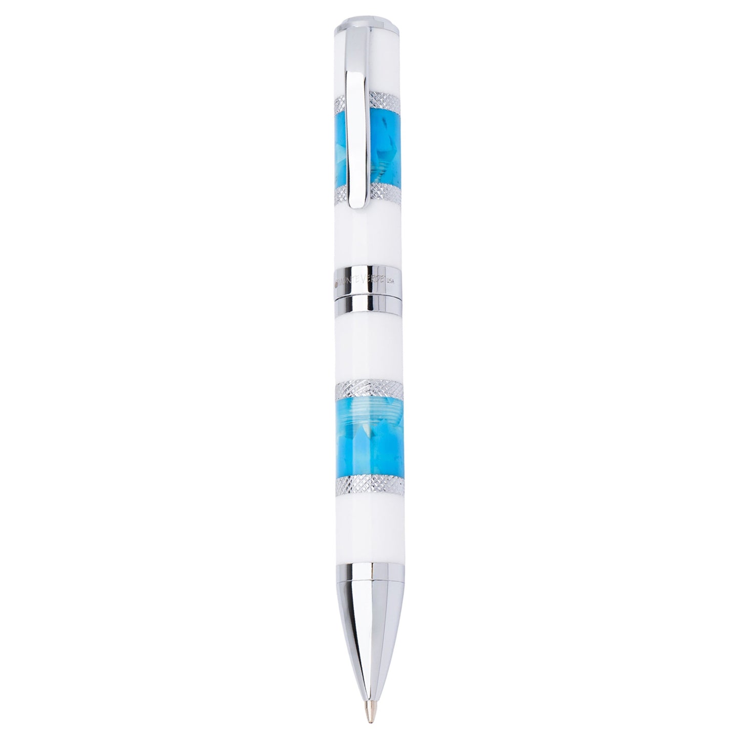 Monteverde Regatta Sport Santorini Blue CT Ballpoint Pen MV45337