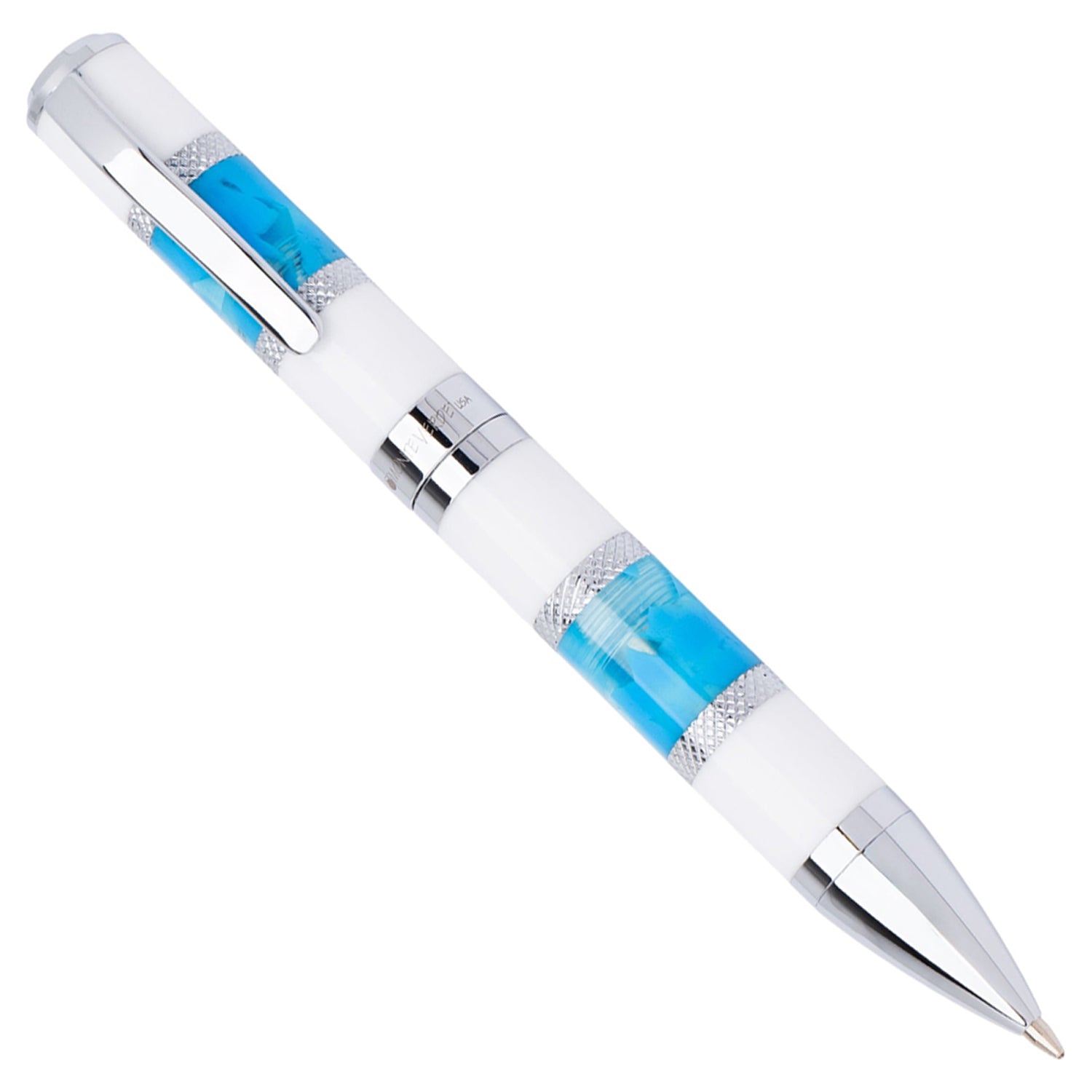 Monteverde Regatta Sport Santorini Blue CT Ballpoint Pen MV45337