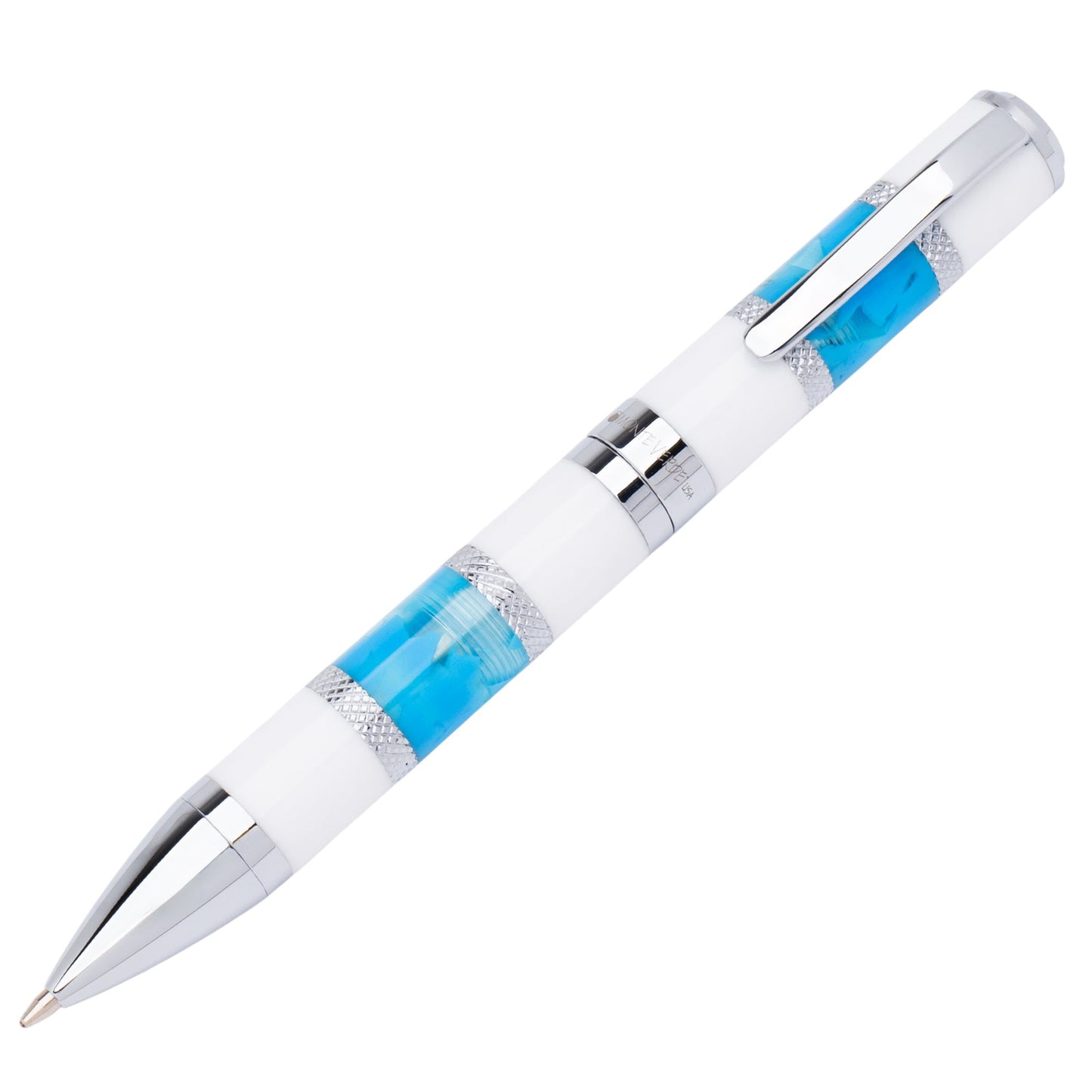 Monteverde Regatta Sport Santorini Blue CT Ballpoint Pen MV45337