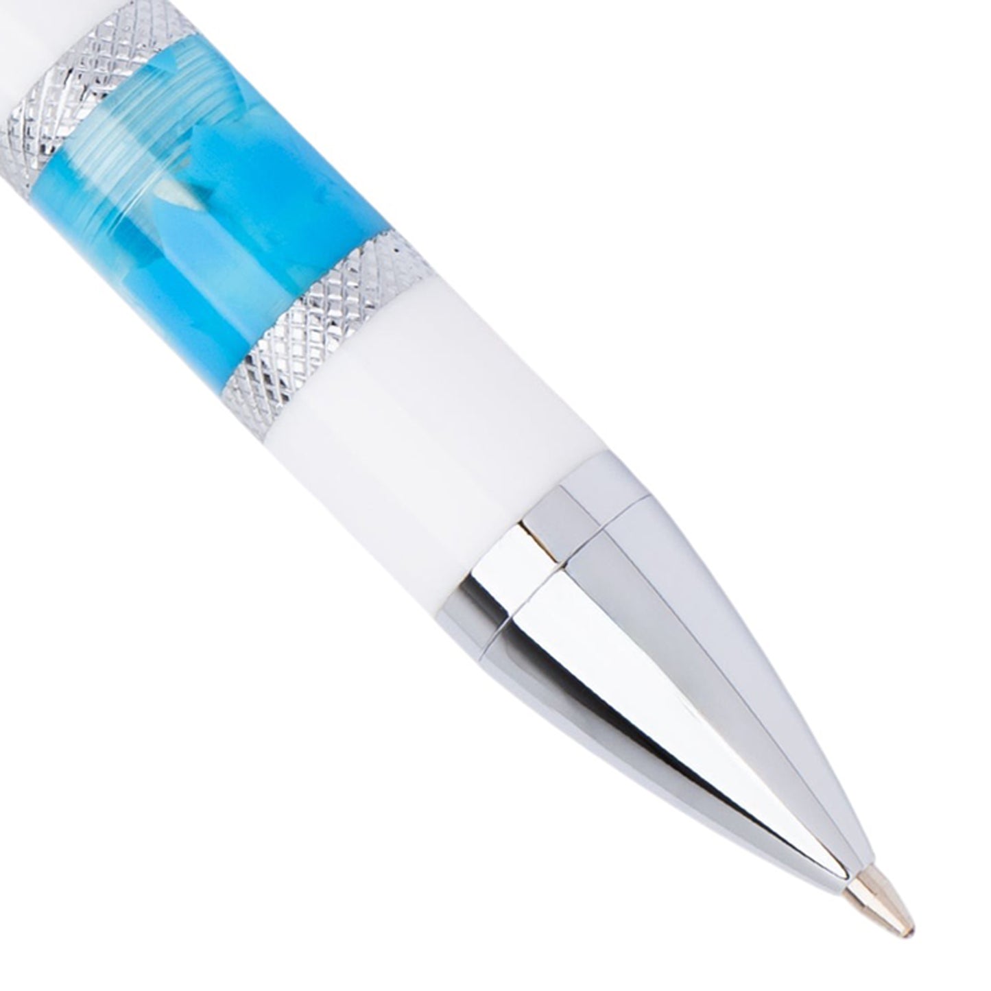 Monteverde Regatta Sport Santorini Blue CT Ballpoint Pen MV45337