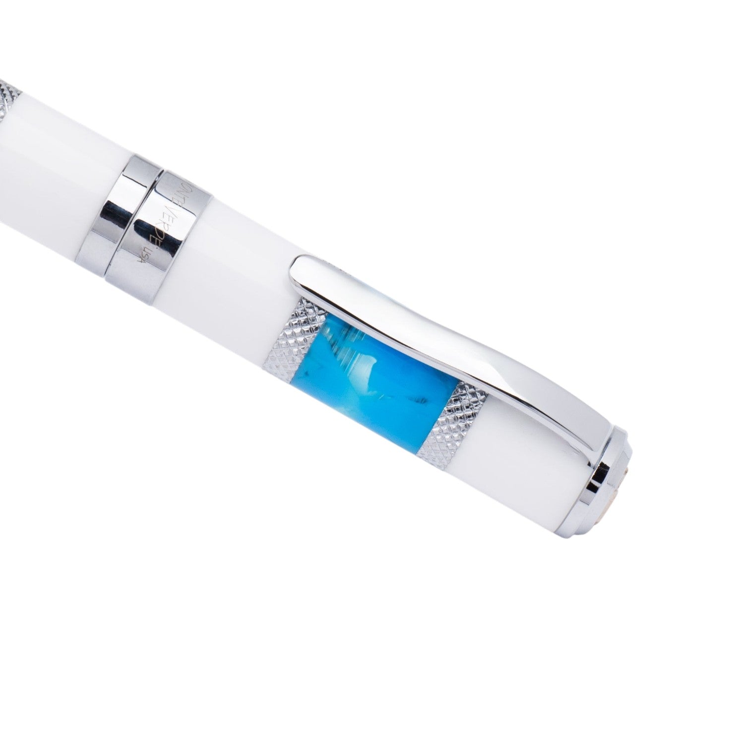 Monteverde Regatta Sport Santorini Blue CT Ballpoint Pen MV45337