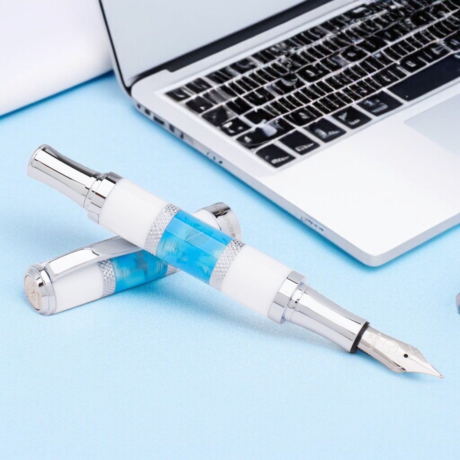 Monteverde Regatta Sport Santorini Blue CT Fountain Pen