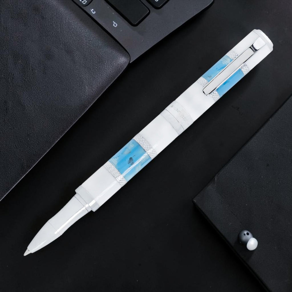 Monteverde Regatta Sport Santorini Blue CT Roller Ball Pen MV45338