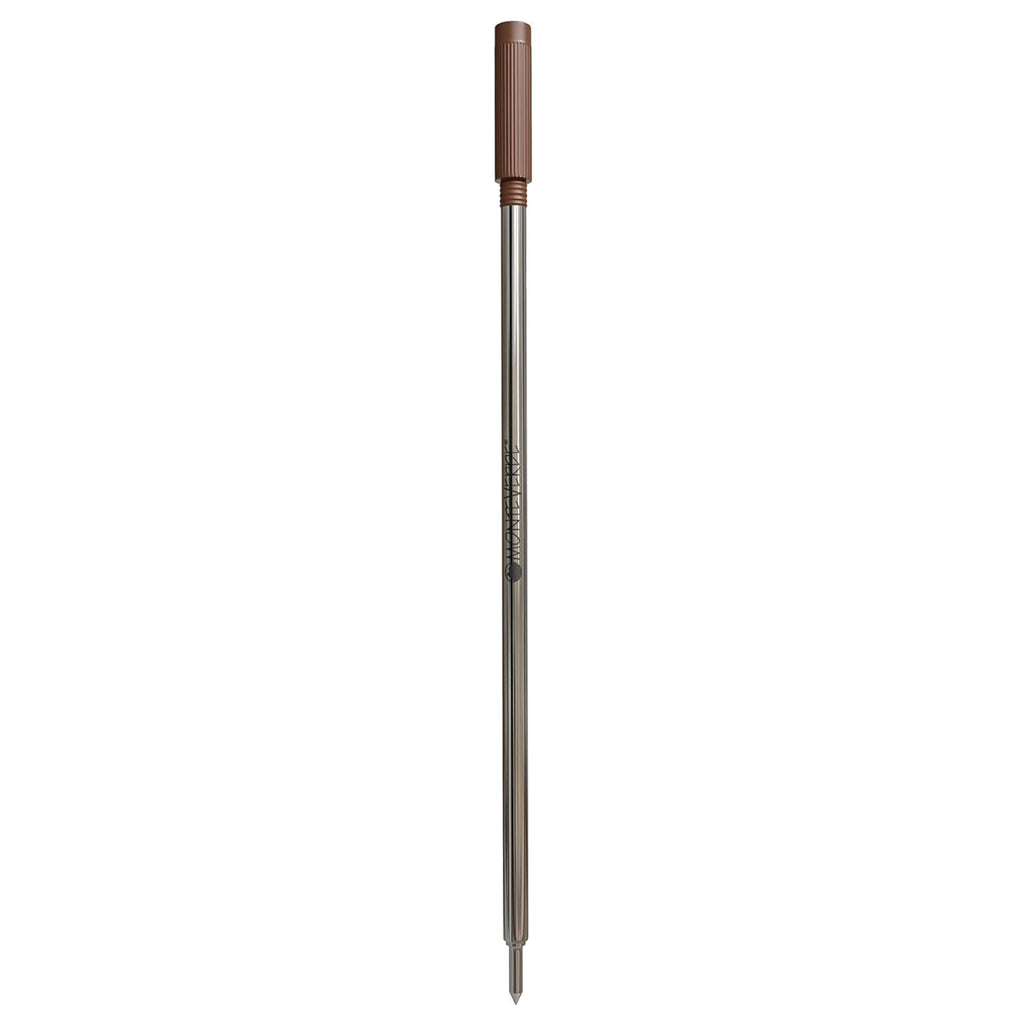 Monteverde Soft Roll Ballpoint Pen Refill (to fit Cross - Brown - Pack of 2)
