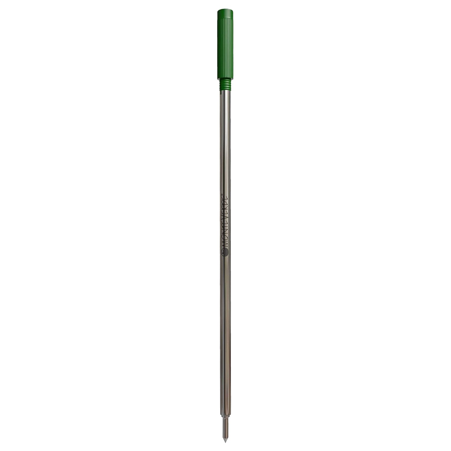 Monteverde Soft Roll Ballpoint Pen Refill (to fit Cross - Green - Pack of 2)