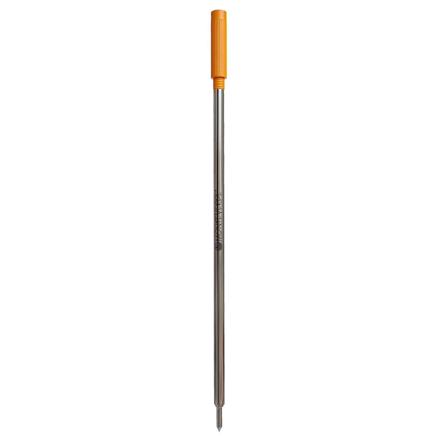 Monteverde Soft Roll Ballpoint Pen Refill (to fit Cross - Orange - Pack of 2)