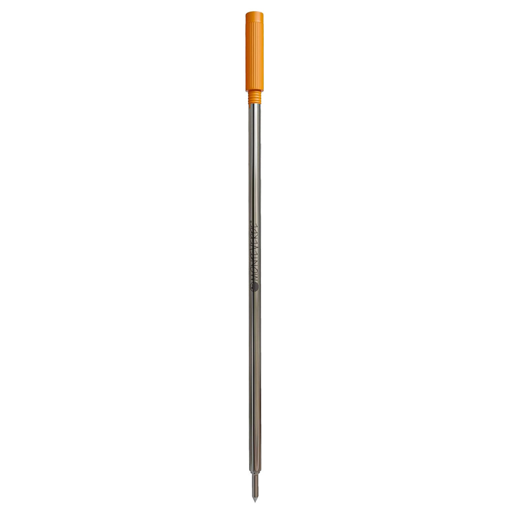 Monteverde Soft Roll Ballpoint Pen Refill (to fit Cross - Orange - Pack of 2)