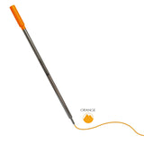 Monteverde Soft Roll Ballpoint Pen Refill (to fit Cross - Orange - Pack of 2)