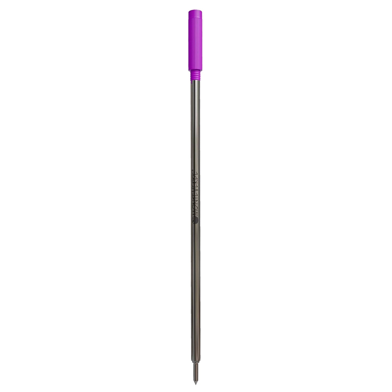 Monteverde Soft Roll Ballpoint Pen Refill (to fit Cross - Purple - Pack of 2) 