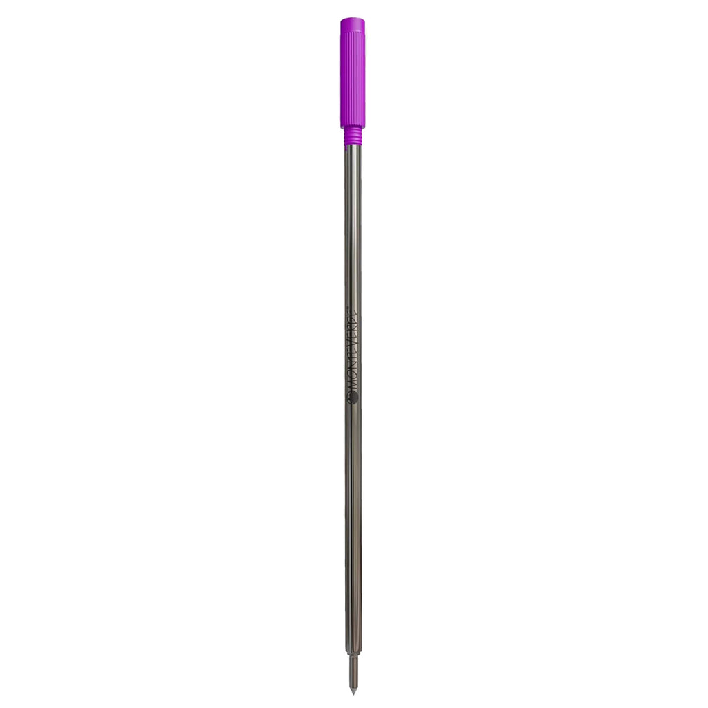 Monteverde Soft Roll Ballpoint Pen Refill (to fit Cross - Purple - Pack of 2) 