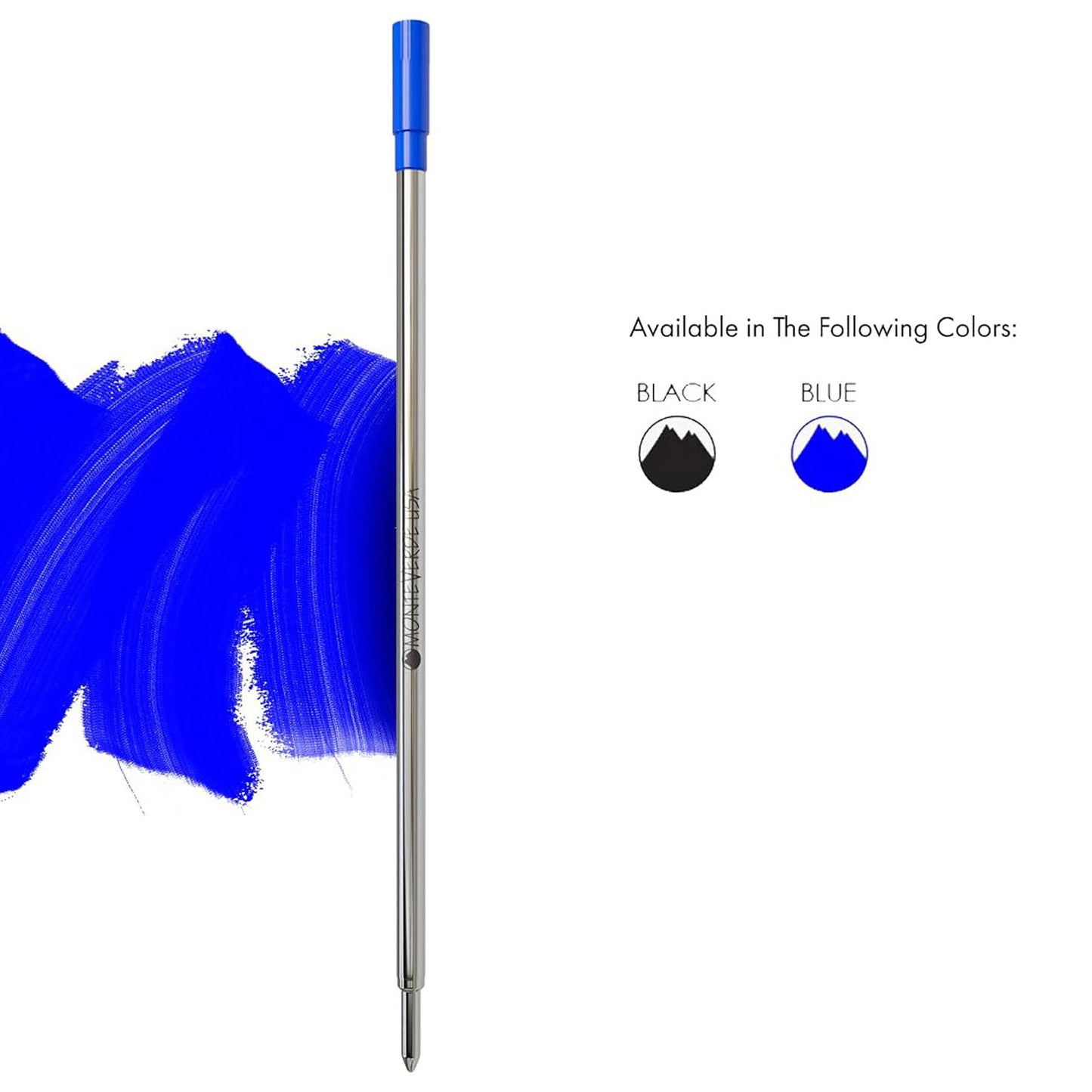 Monteverde Soft Roll Ballpoint Pen Refill (to fit Dupont - Bue - Pack of 2)