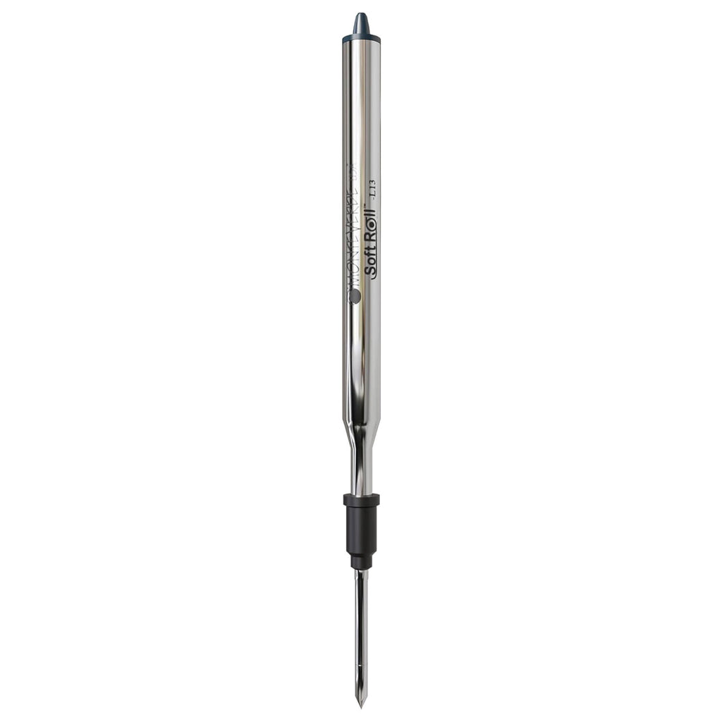 Monteverde Soft Roll Ballpoint Pen Refill (to fit Lamy - Blue/Black - Pack of 2)