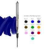 Monteverde Soft Roll Ballpoint Pen Refill (to fit Lamy - Blue/Black - Pack of 2)