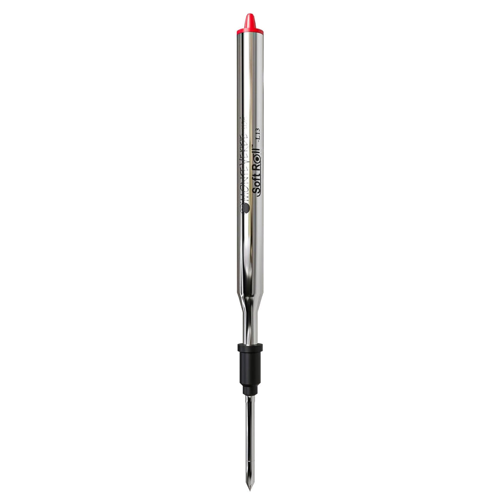Monteverde Soft Roll Ballpoint Pen Refill (to fit Lamy - Red - Pack of 2)