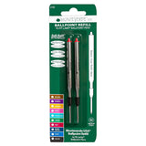 Monteverde Soft Roll Ballpoint Pen Refill (to fit Lamy - Red - Pack of 2)