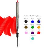 Monteverde Soft Roll Ballpoint Pen Refill (to fit Lamy - Red - Pack of 2)