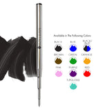 Monteverde Soft Roll Ballpoint Pen Refill (to fit Montblanc - Black - Pack of 2)