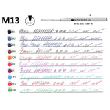 Monteverde Soft Roll Ballpoint Pen Refill (to fit Montblanc - Turquoise - Pack of 2)