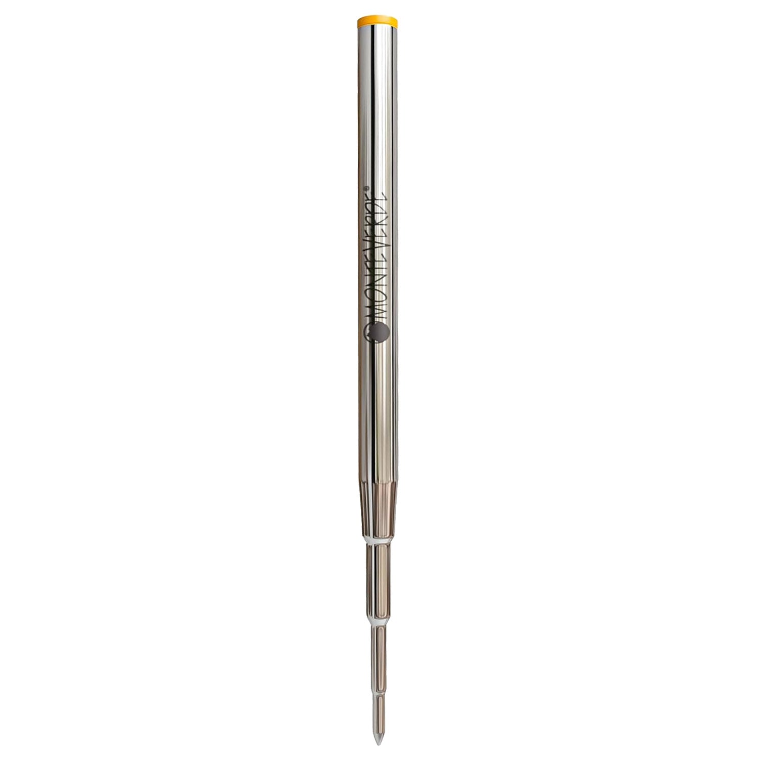 Monteverde Soft Roll Ballpoint Pen Refill (to fit Montblanc - Orange - Pack of 2)