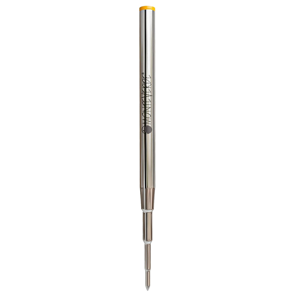 Monteverde Soft Roll Ballpoint Pen Refill (to fit Montblanc - Orange - Pack of 2)