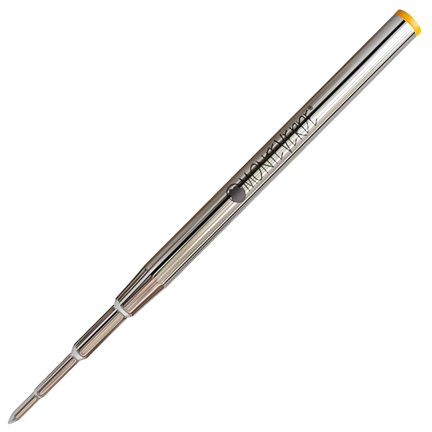 Monteverde Soft Roll Ballpoint Pen Refill (to fit Montblanc - Orange - Pack of 2)