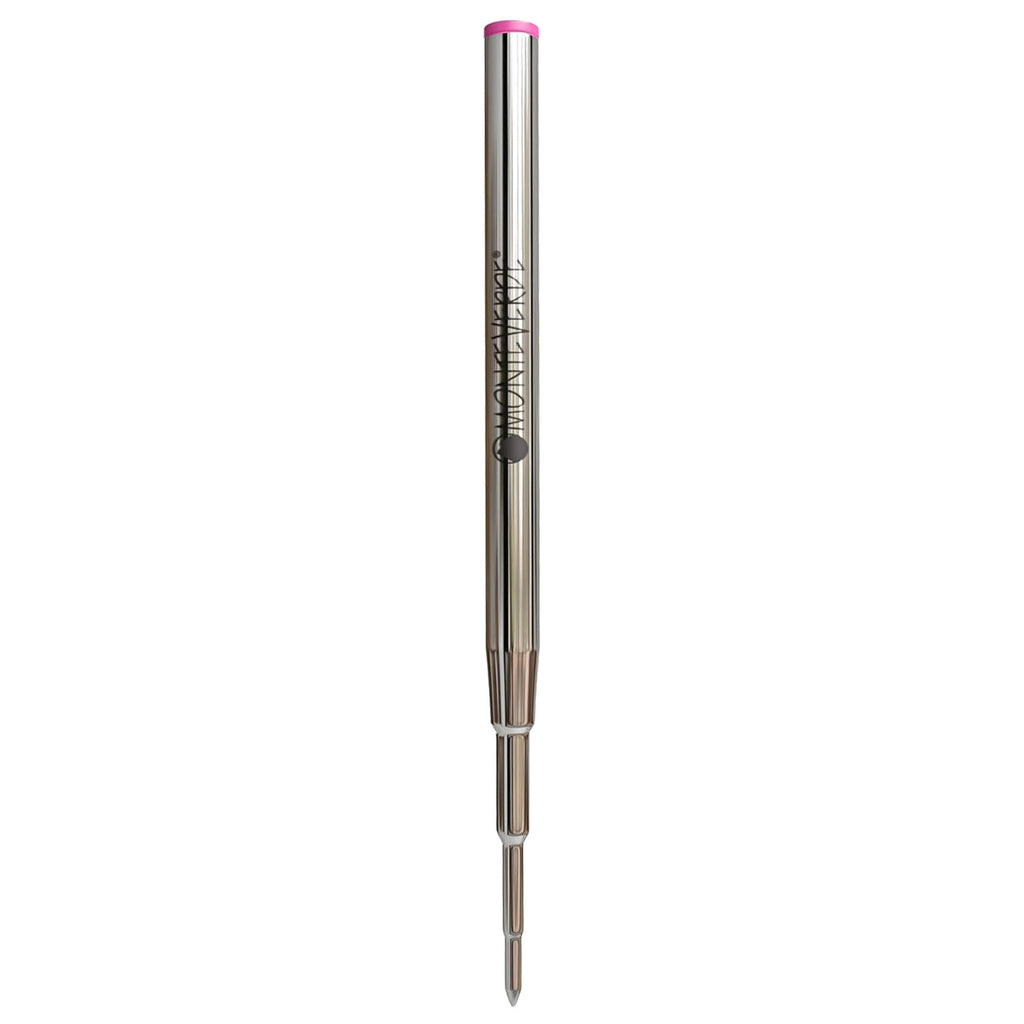 Monteverde Soft Roll Ballpoint Pen Refill (to fit Montblanc - Pink - Pack of 2)