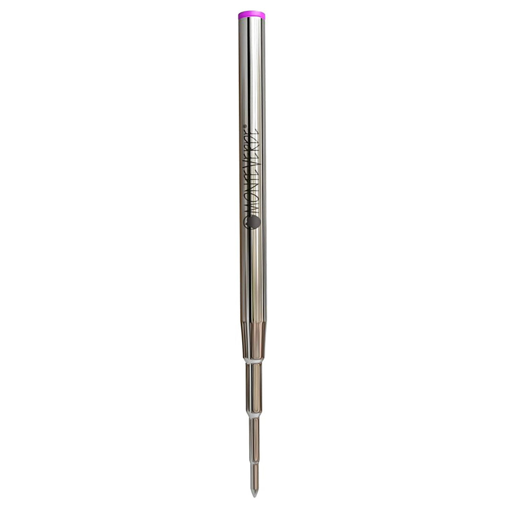 Monteverde Soft Roll Ballpoint Pen Refill (to fit Montblanc - Purple - Pack of 2)