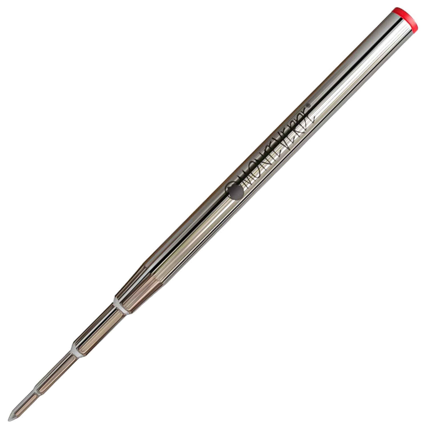 Monteverde Soft Roll Ballpoint Pen Refill (to fit Montblanc - Red - Pack of 2)
