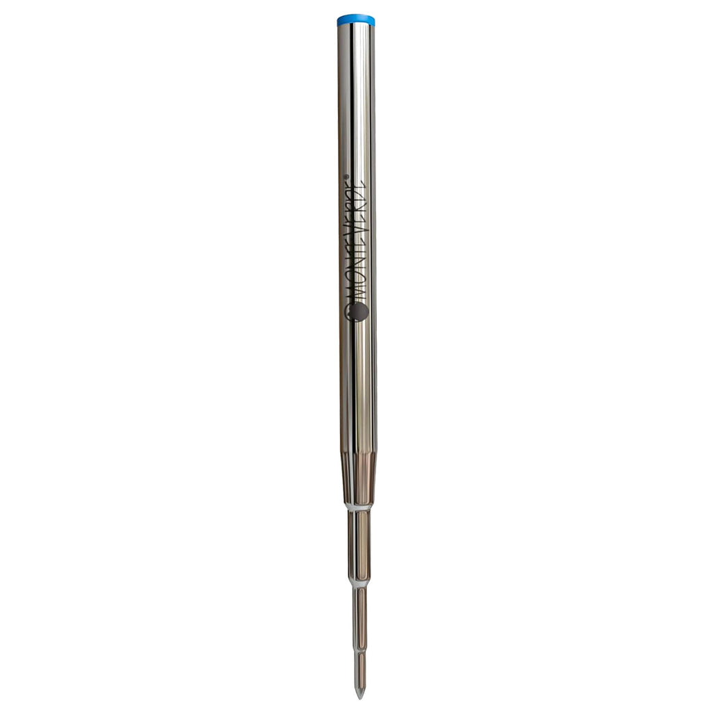 Monteverde Soft Roll Ballpoint Pen Refill (to fit Montblanc - Turquoise - Pack of 2)