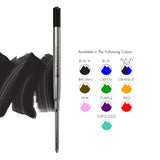 Monteverde Soft Roll Ballpoint Pen Refill (to fit Parker - Black - Pack of 2)
