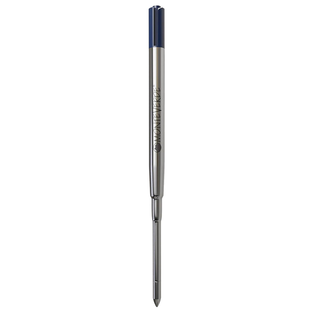 Monteverde Soft Roll Ballpoint Pen Refill (to fit Parker - Blue/Black - Pack of 2)
