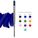 Monteverde Soft Roll Ballpoint Pen Refill (to fit Parker - Blue/Black - Pack of 2)