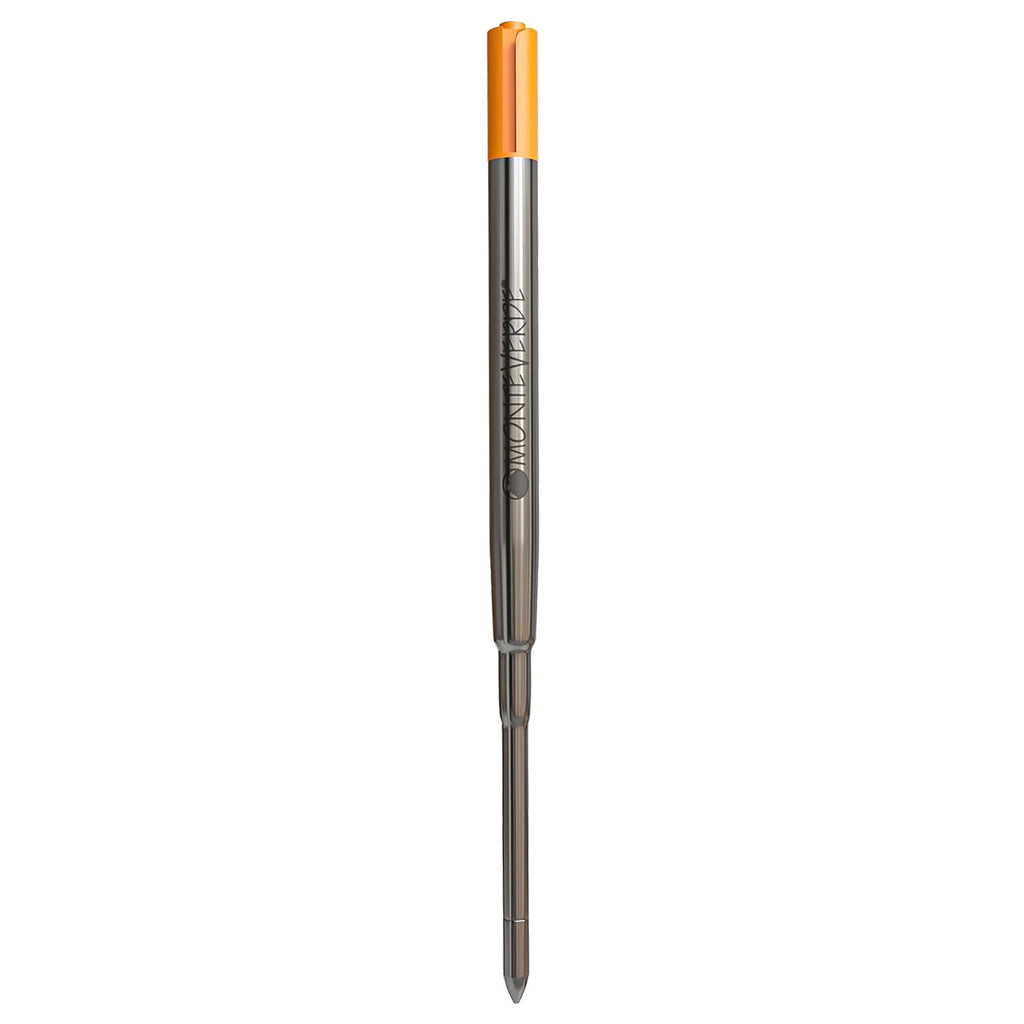 Monteverde Soft Roll Ballpoint Pen Refill (to fit Parker - Orange - Pack of 2)