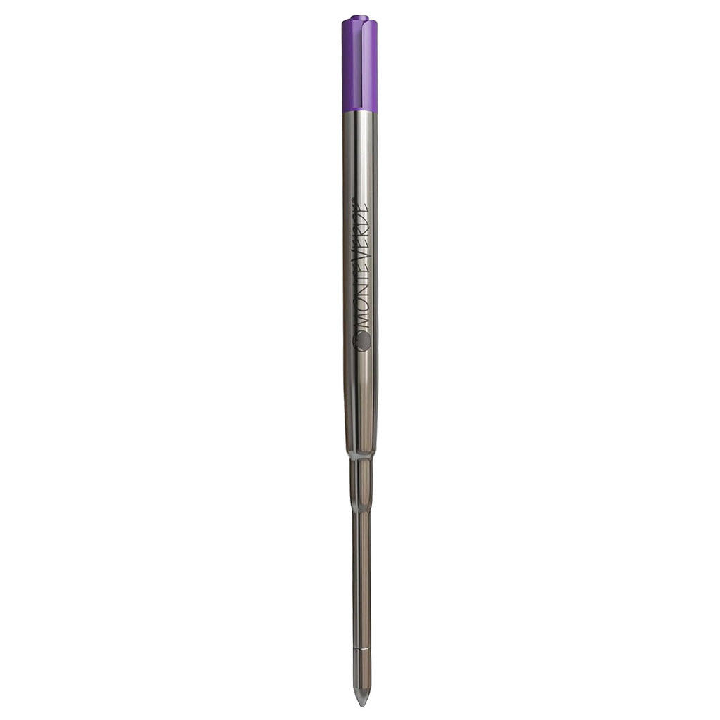 Monteverde Soft Roll Ballpoint Pen Refill (to fit Parker - Purple - Pack of 2)