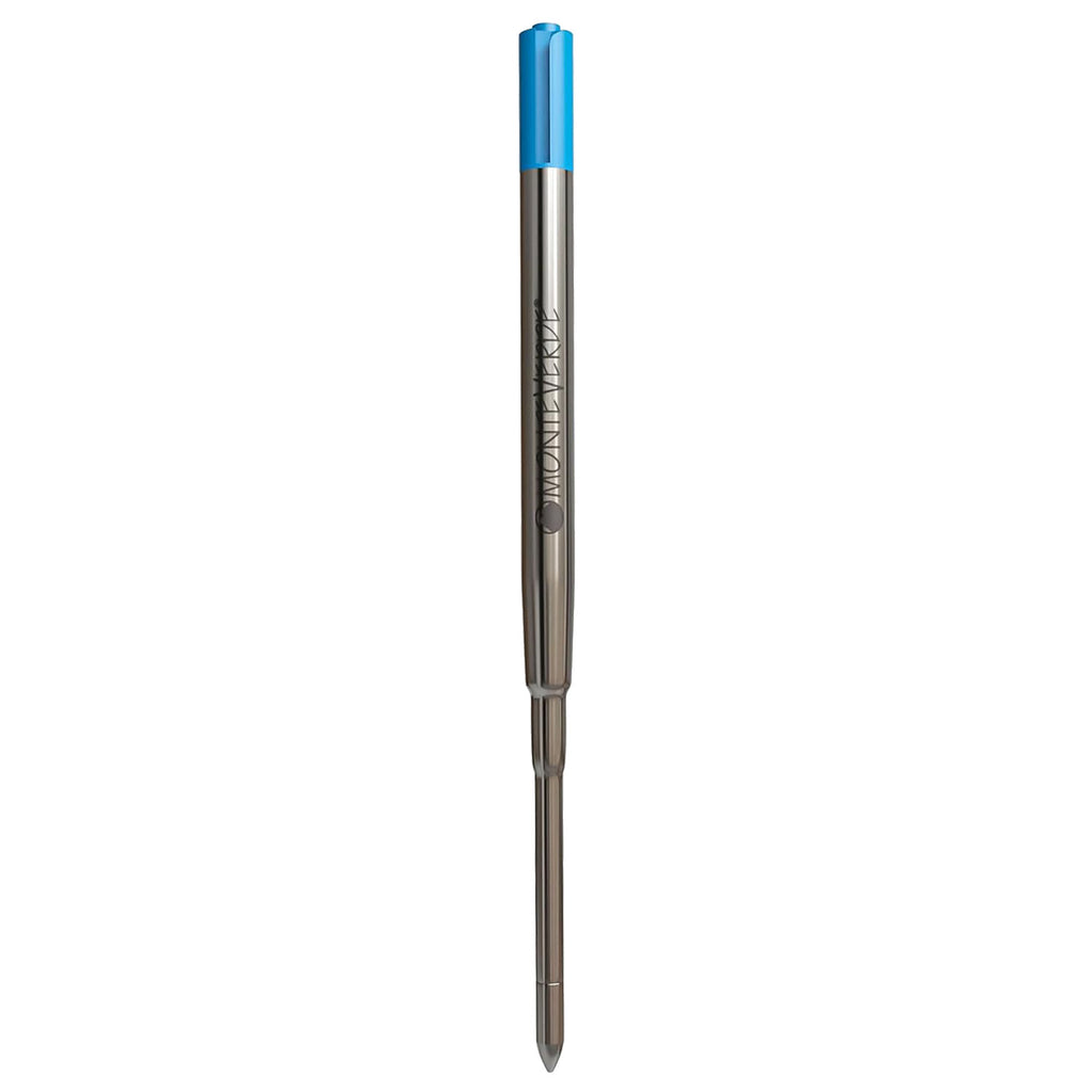 Monteverde Soft Roll Ballpoint Pen Refill (to fit Parker - Turquoise - Pack of 2) 