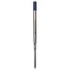 Monteverde Soft Roll Ballpoint Pen Refill (to fit Sheaffer & Sailor - Blue/Black - Pack of 2)