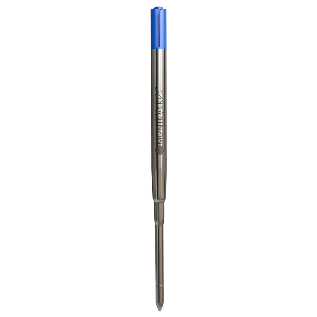 Monteverde Soft Roll Ballpoint Pen Refill (to fit Sheaffer & Sailor - Bue - Pack of 2)