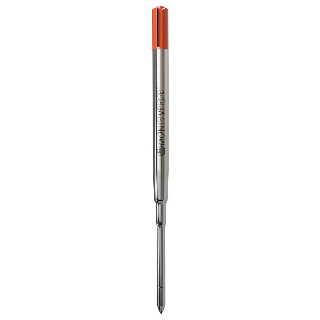 Monteverde Soft Roll Ballpoint Pen Refill (to fit Sheaffer & Sailor - Brown - Pack of 2)