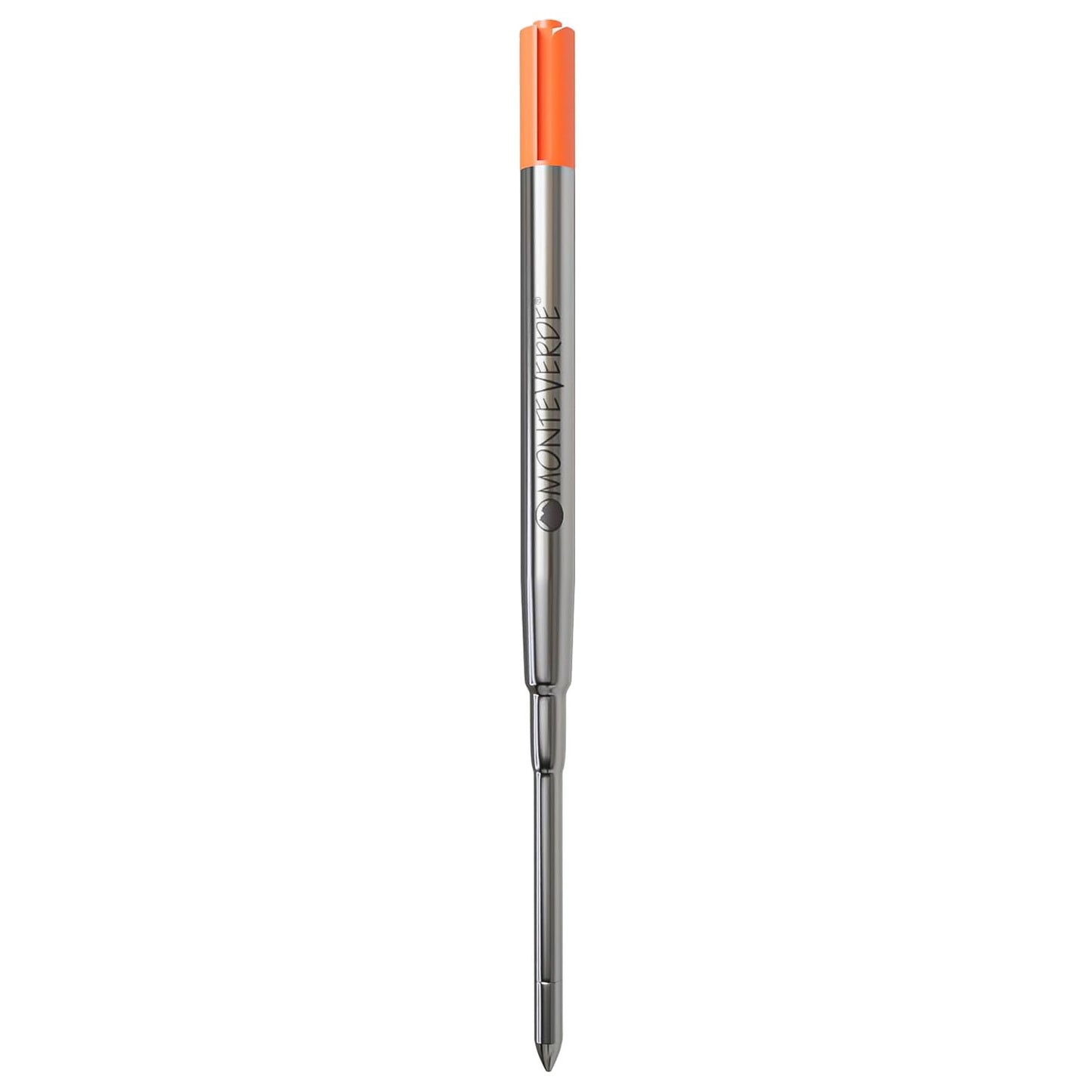 Monteverde Soft Roll Ballpoint Pen Refill (to fit Sheaffer & Sailor - Orange - Pack of 2)