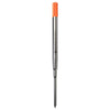 Monteverde Soft Roll Ballpoint Pen Refill (to fit Sheaffer & Sailor - Orange - Pack of 2)