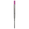 Monteverde Soft Roll Ballpoint Pen Refill (to fit Sheaffer & Sailor - Pink - Pack of 2)