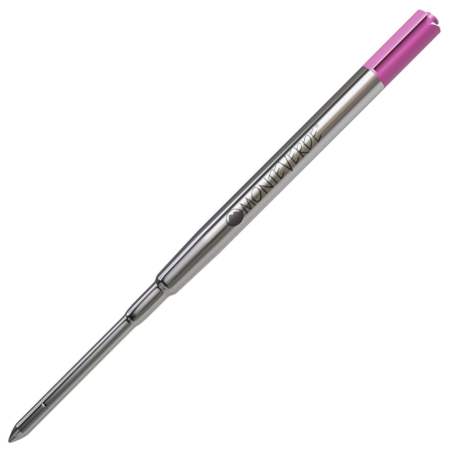 Monteverde Soft Roll Ballpoint Pen Refill (to fit Sheaffer & Sailor - Pink - Pack of 2)