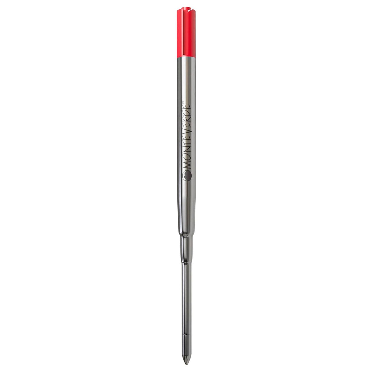 Monteverde Soft Roll Ballpoint Pen Refill (to fit Sheaffer & Sailor - Red - Pack of 2)