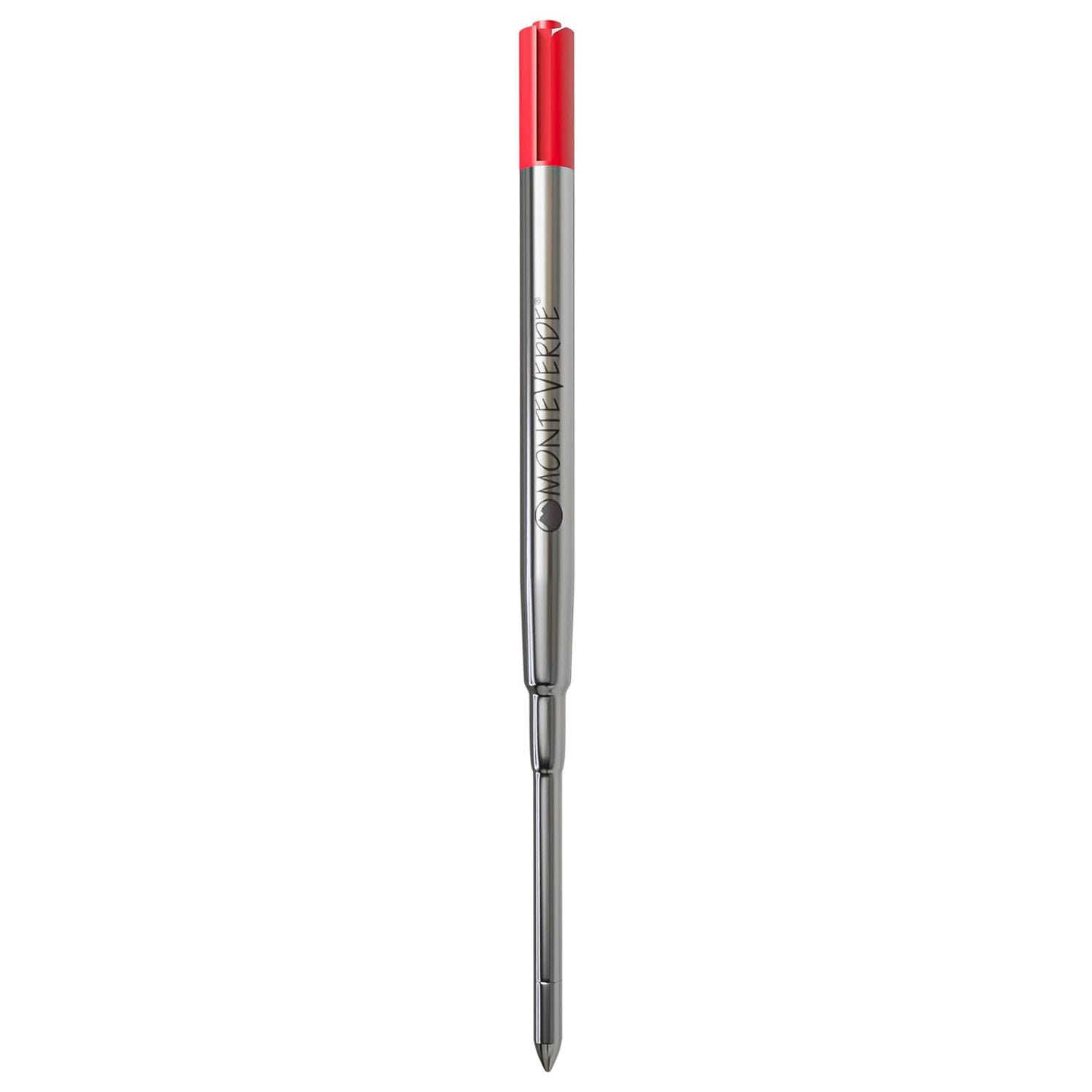 Monteverde Soft Roll Ballpoint Pen Refill (to fit Sheaffer & Sailor - Red - Pack of 2)