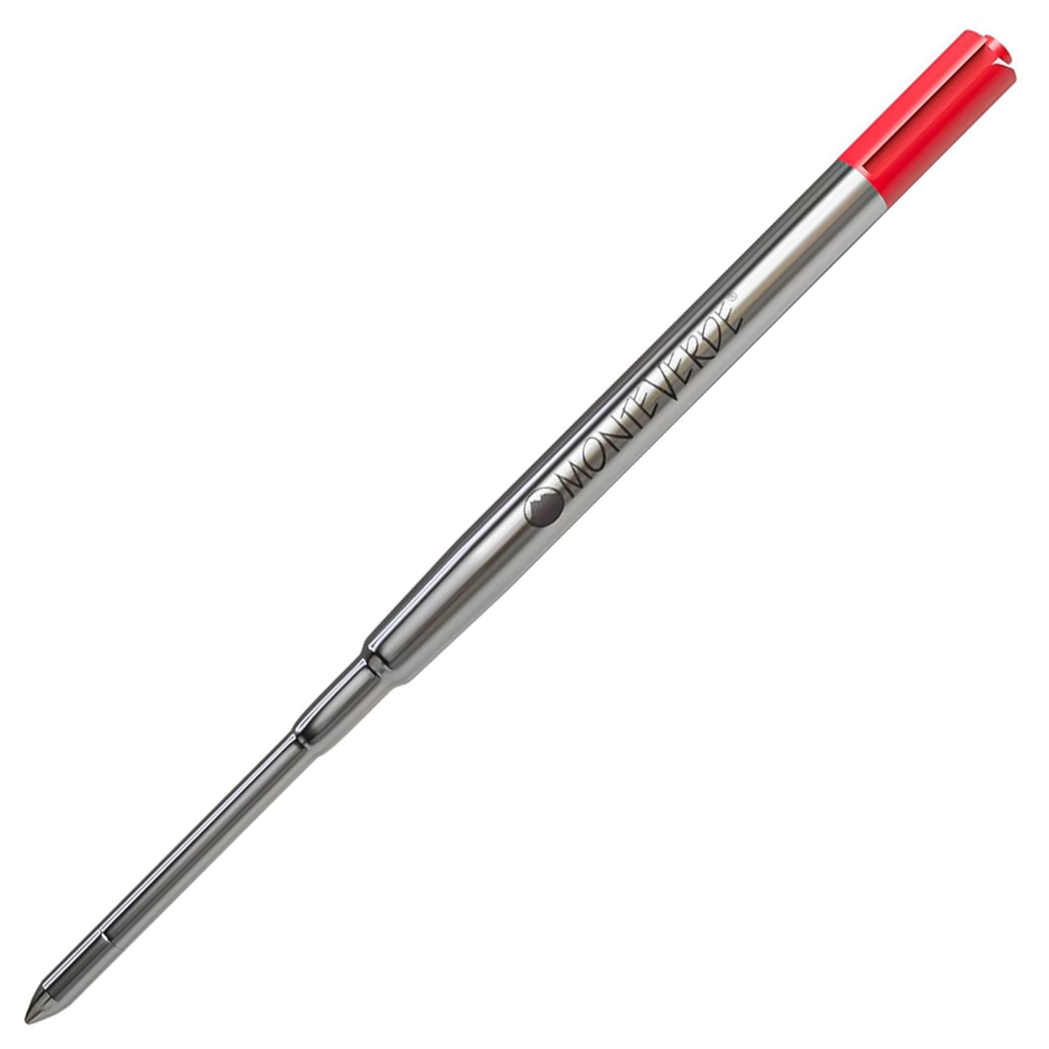 Monteverde Soft Roll Ballpoint Pen Refill (to fit Sheaffer & Sailor - Red - Pack of 2)