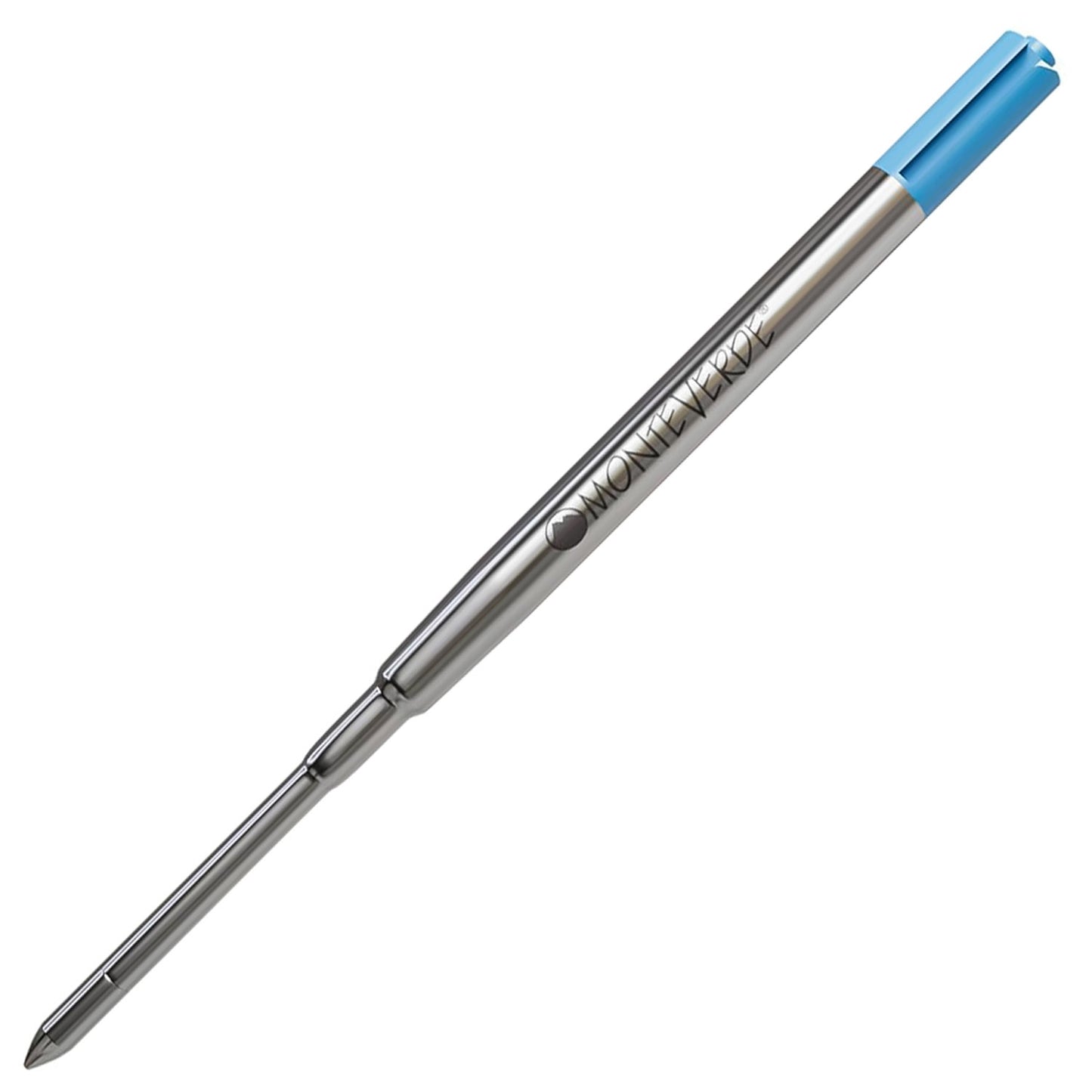 Monteverde Soft Roll Ballpoint Pen Refill (to fit Sheaffer & Sailor - Turquoise - Pack of 2)