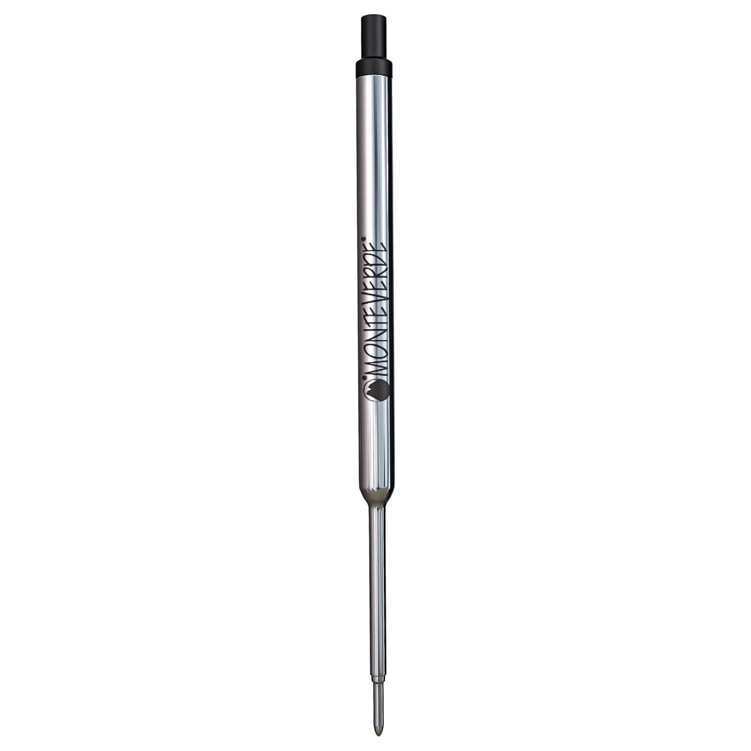 Monteverde Soft Roll Ballpoint Pen Refill (to fit Waterman - Black - Pack of 2)