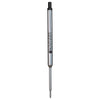 Monteverde Soft Roll Ballpoint Pen Refill (to fit Waterman - Black - Pack of 2)