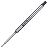 Monteverde Soft Roll Ballpoint Pen Refill (to fit Waterman - Black - Pack of 2)