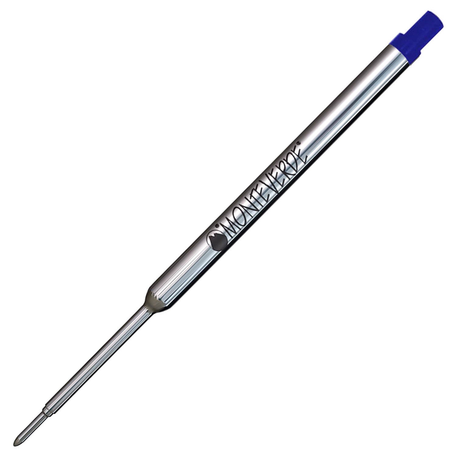 Monteverde Soft Roll Ballpoint Pen Refill (to fit Waterman - Bue - Pack of 2)